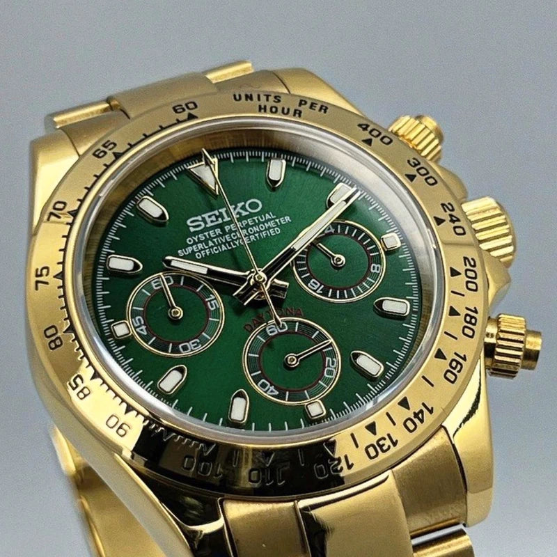 Green Gold Daytona | John Mayer Quartz VK63 40mm Chronograph