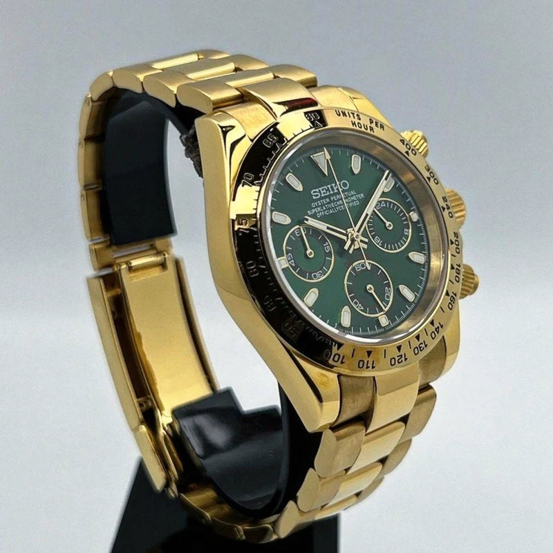 Green Gold Daytona | John Mayer Quartz VK63 40mm Chronograph