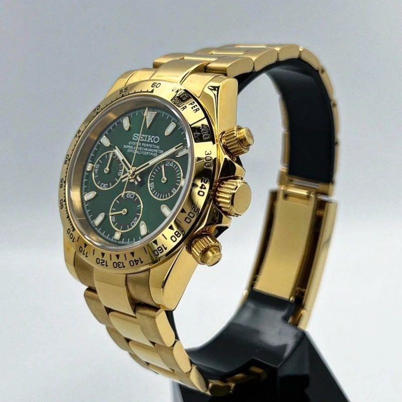 Green Gold Daytona | John Mayer Quartz VK63 40mm Chronograph