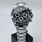 40mm Black Panda | Daytona VK63 Quartz Chronograph