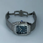 39mm Dark Navy Dial Santos | Automatic Watch NH35