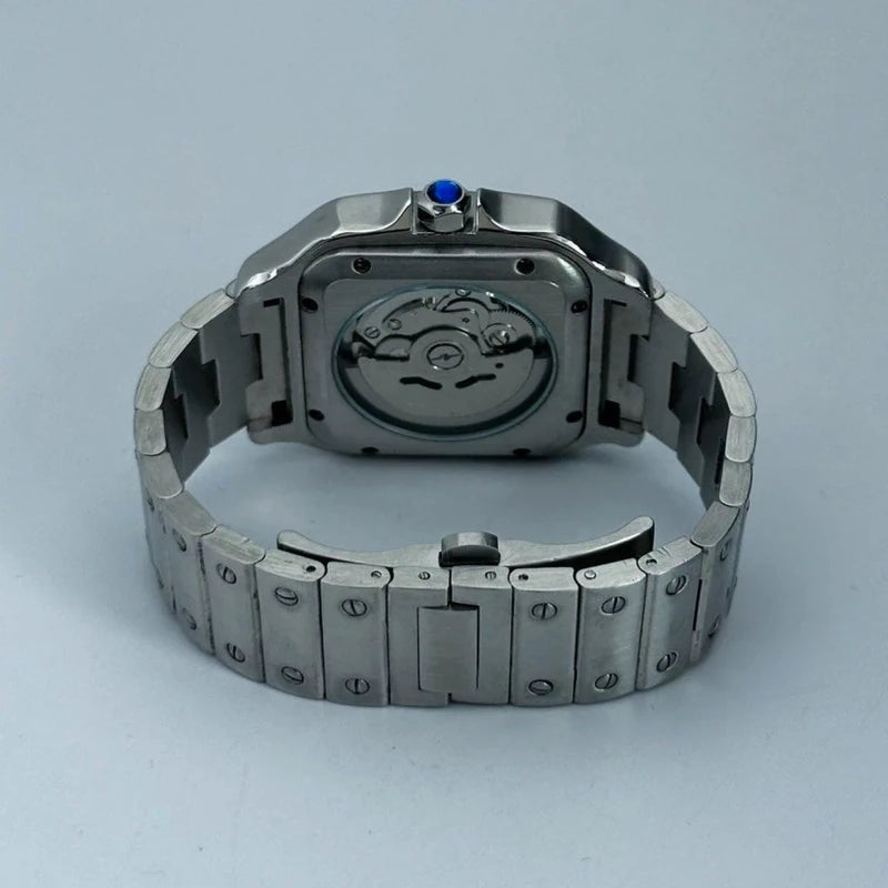 39mm Dark Navy Dial Santos | Automatic Watch NH35