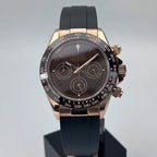 40mm Brown Chocolate | VK63 Daytona Quartz Chronograph