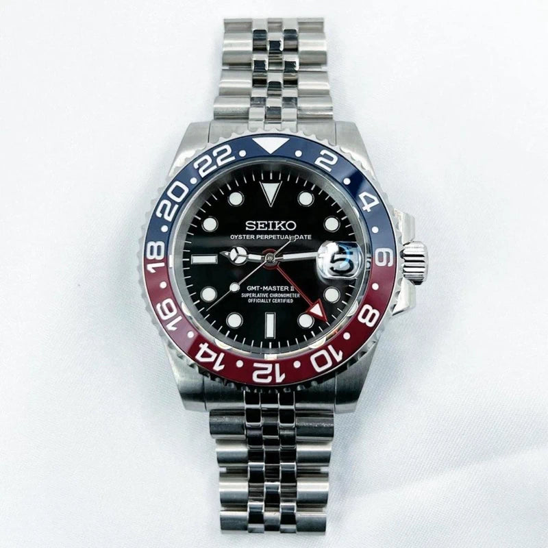 40mm Ceramic Pepsi GMT-Master II Automatic nh34