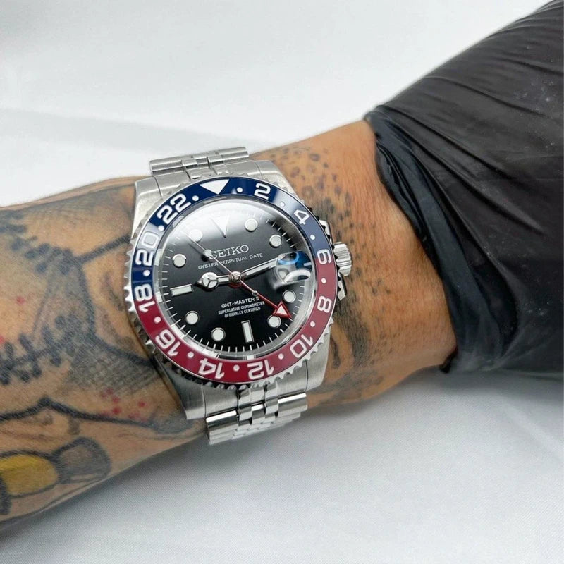 40mm Ceramic Pepsi GMT-Master II Automatic nh34