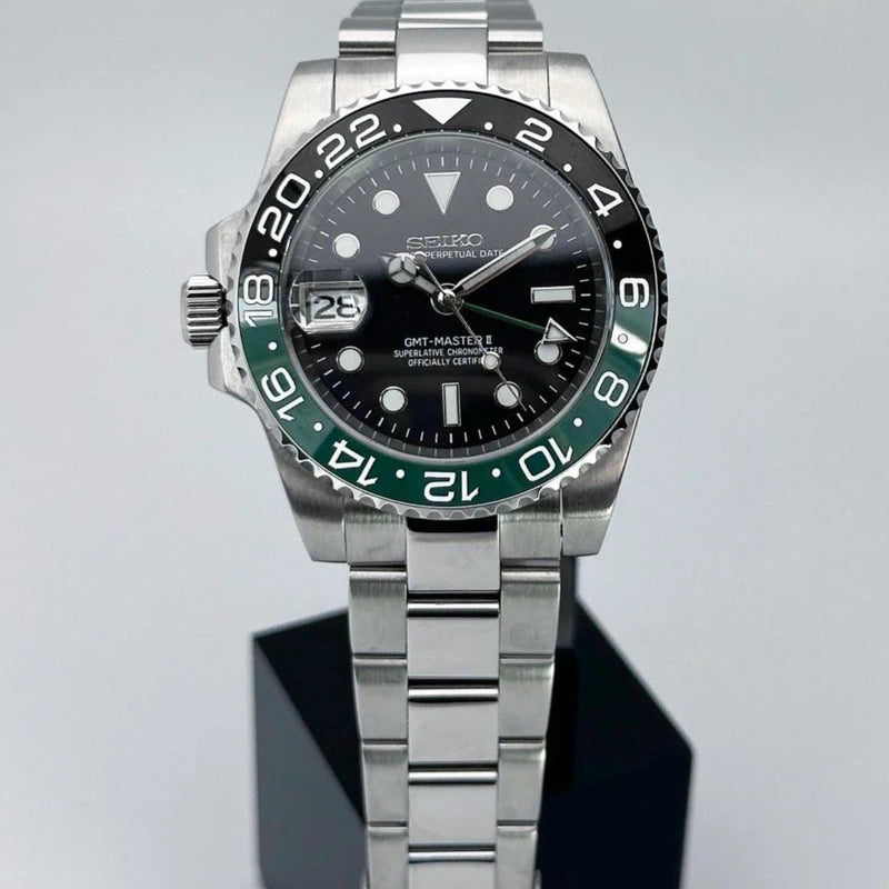 40mm Lefty Sprite GMT NH34 | Oyster Bracelet