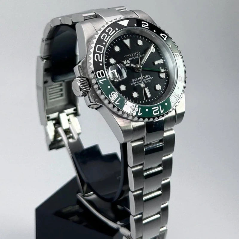 40mm Lefty Sprite GMT NH34 | Oyster Bracelet
