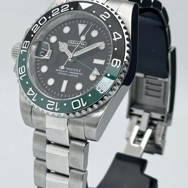40mm Lefty Sprite GMT NH34 | Oyster Bracelet