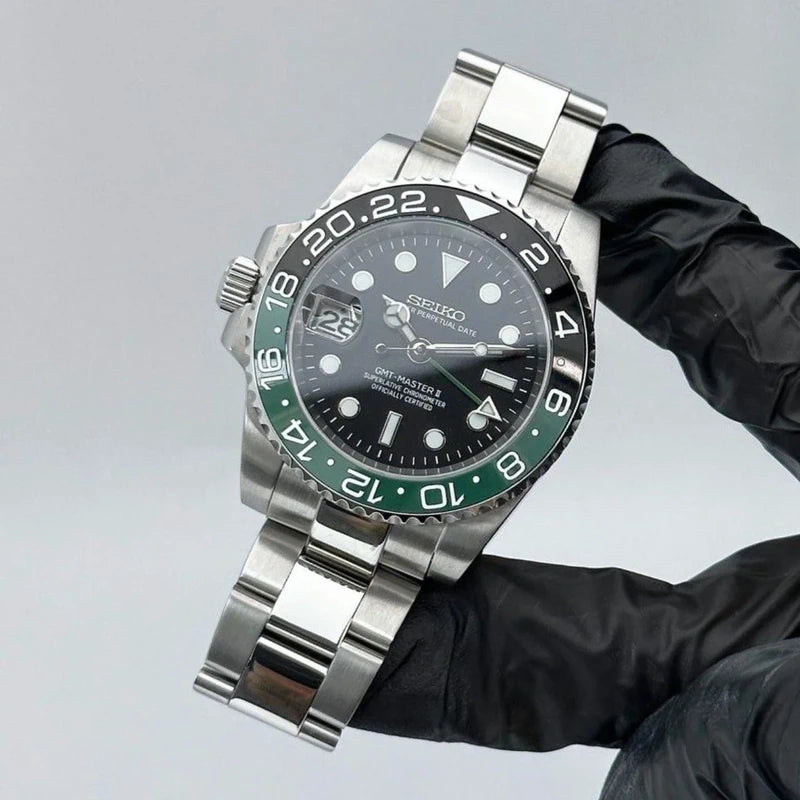 40mm Lefty Sprite GMT NH34 | Oyster Bracelet