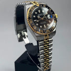 40mm 2-Tone Steel Gold Bruce Wayne GMT | Automatic Watch