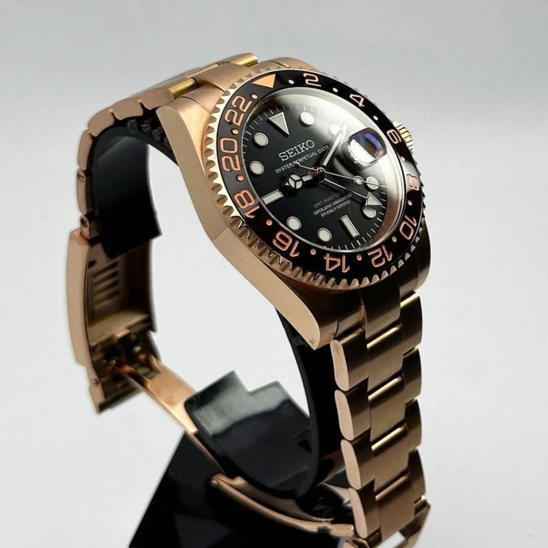 40mm Rose Gold GMT | Master Rootbeer Automatic Watch