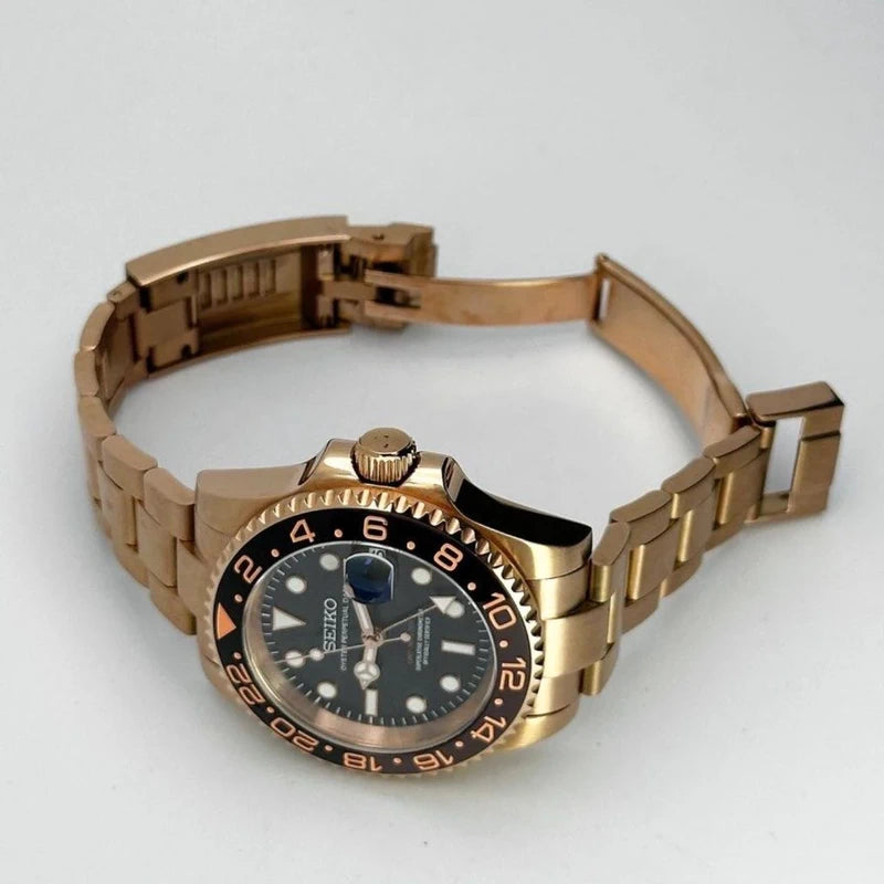 40mm Rose Gold GMT | Master Rootbeer Automatic Watch