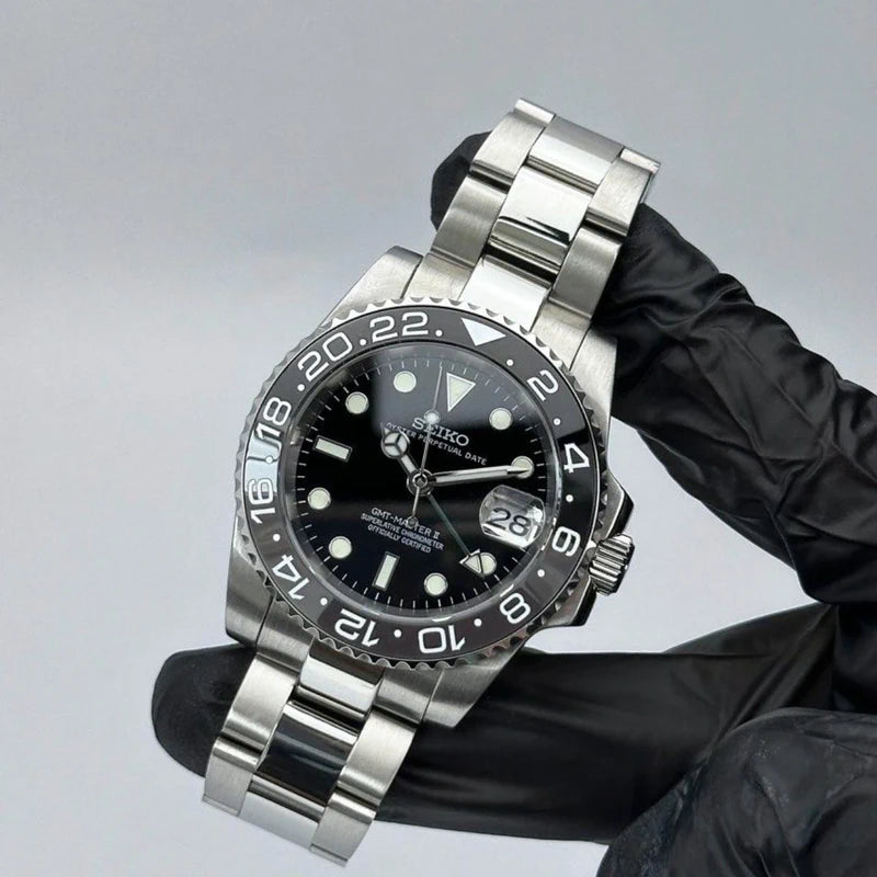 40mm Bruce Wayne GMT | Black Automatic Watch