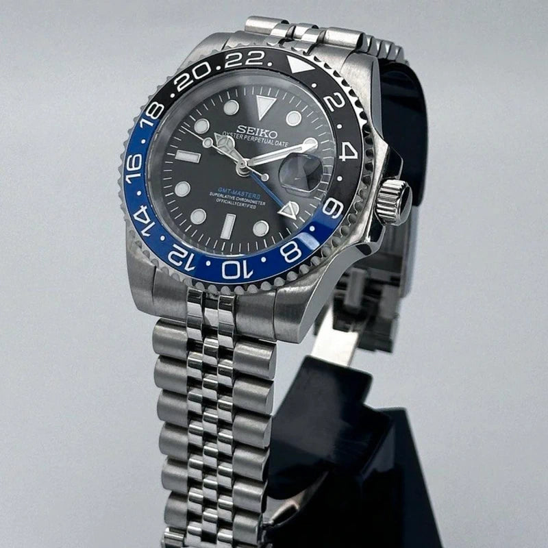 Batman 40mm GMT | NH34 Automatic Watch | Jubilee Bracelet