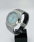 Ice Blue Silver AP | 41MM NH35
