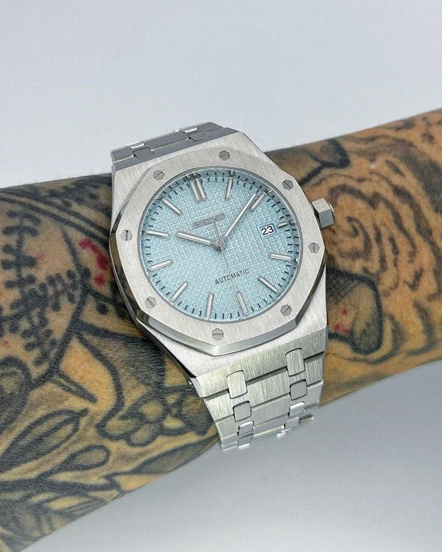 Ice Blue Silver AP | 41MM NH35