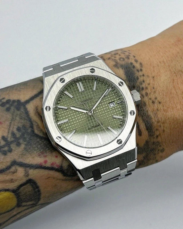 Olive Green Dial Silver AP | 41MM NH35