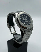 Silver Black Skeleton Royal Oak 41mm | NH70 Automatic Movement