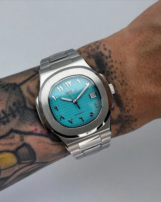 40mm Tiffany Blue Arabic Vignette | Nautilus Automatic Watch NH35