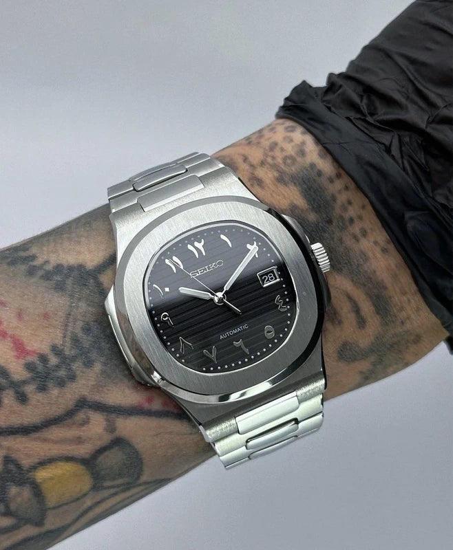 40mm Black Arabic Vignette | Nautilus Automatic Watch NH35