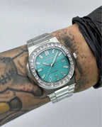 40mm Tiffany Blue Diamonds | Nautilus Automatic Watch NH35