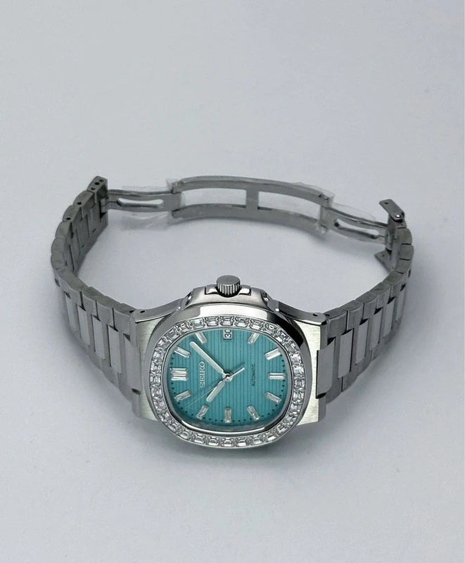40mm Tiffany Blue Diamonds | Nautilus Automatic Watch NH35