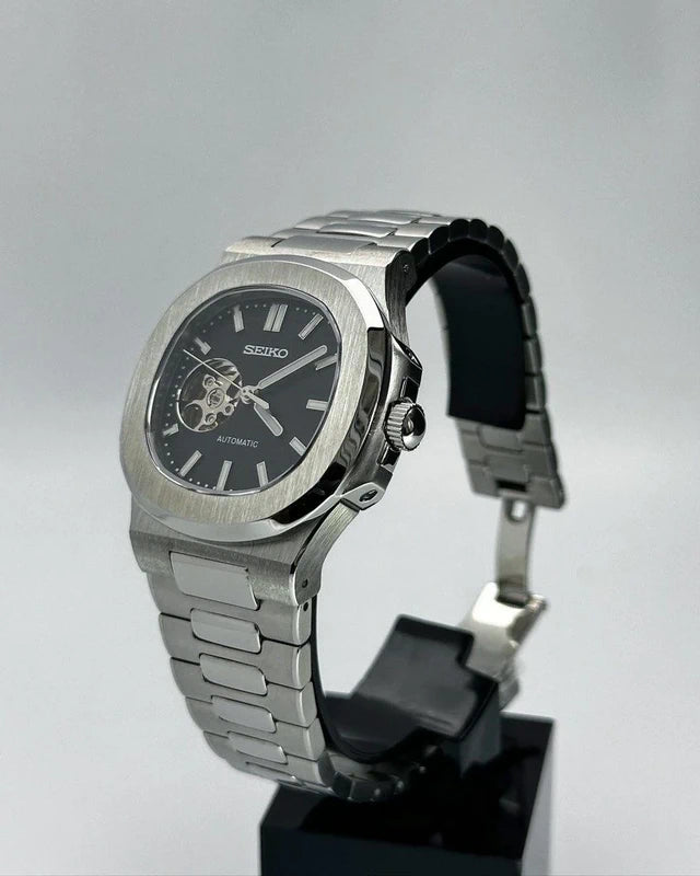 40mm Black Dial | Open Heart Nautilus Automatic Watch NH35