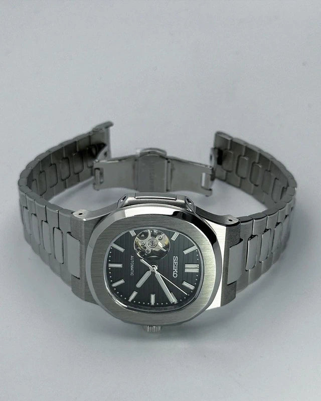 40mm Black Dial | Open Heart Nautilus Automatic Watch NH35