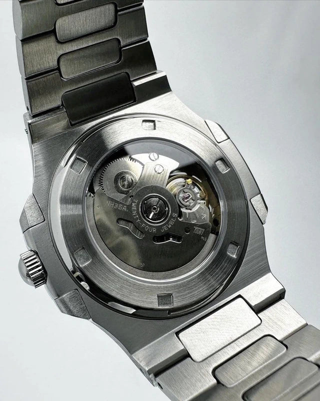 40mm Black Dial | Open Heart Nautilus Automatic Watch NH35