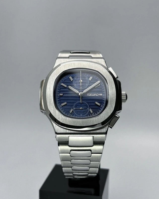 40mm Blue Quartz Chronograph | Nautilus VK67