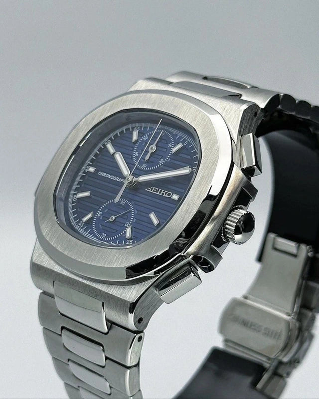 40mm Blue Quartz Chronograph | Nautilus VK67