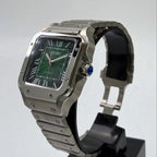 39mm Emerald Green Dial Santos | Automatic Watch NH35