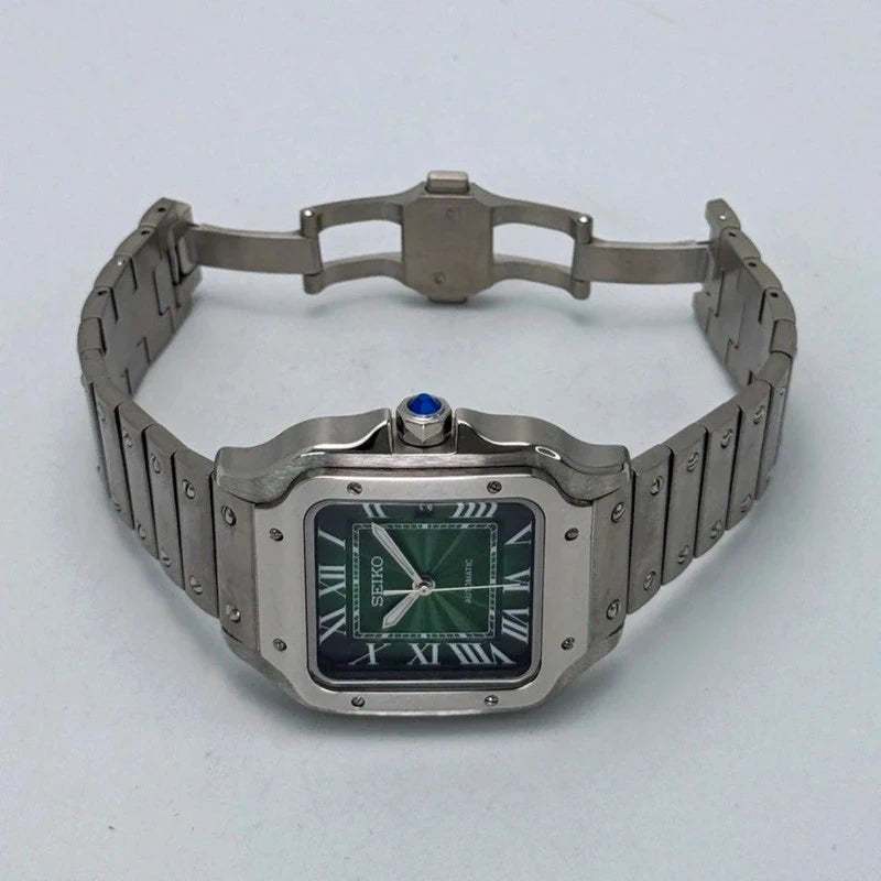 39mm Emerald Green Dial Santos | Automatic Watch NH35